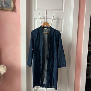 Soft denim kimono style Cardigan